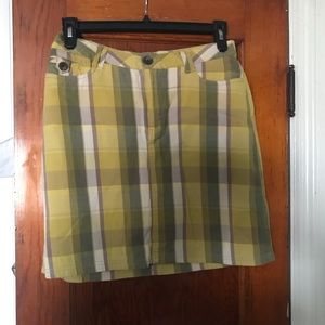 Plaid skirt in excellent condition
